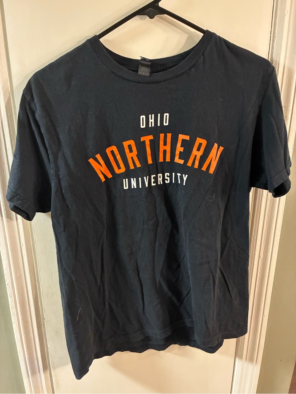 Ohio Northern University Men's Short Sleeve T Shirt Size Medium Black